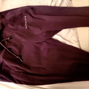 Alphalete Slim Joggers Wine Red (Men's Large)